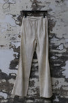 Mutedance 24 autumn and winter loose silk cashmere flower dyed trousers MD-MD24FW50-hoary